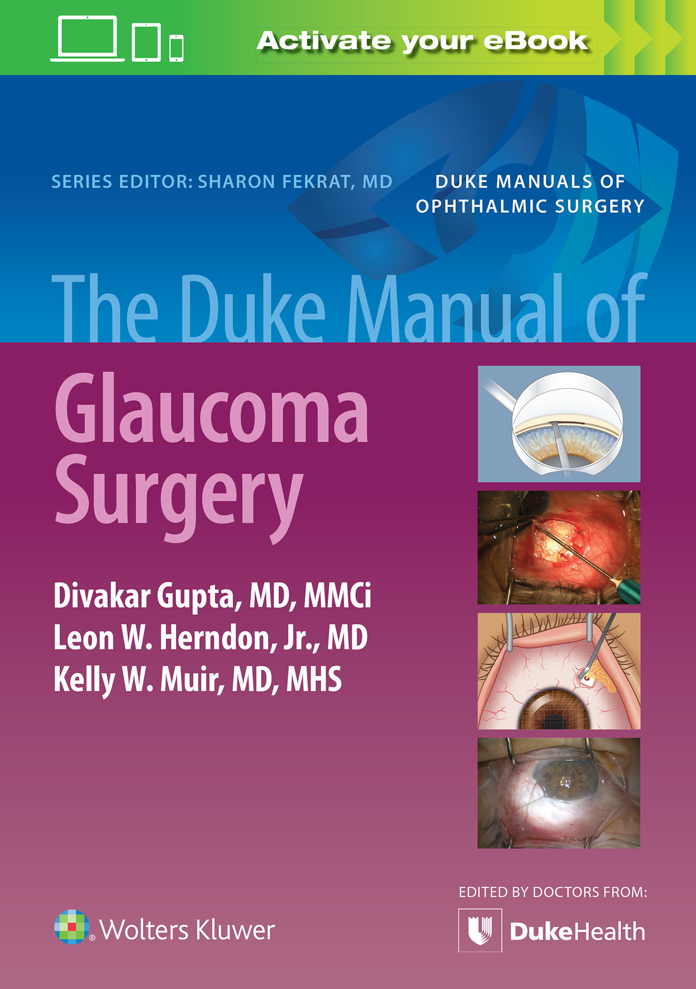 9781975150563 ::  THE DUKE MANUAL OF GLAUCOMA SURGERY 